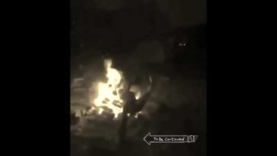 Opening a beer can