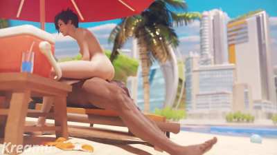 Tracer at the beach (Kreamu)