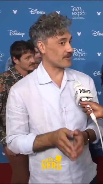 Right in front of the interviewer