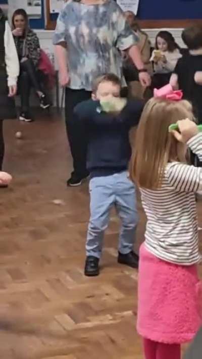 He got the moves
