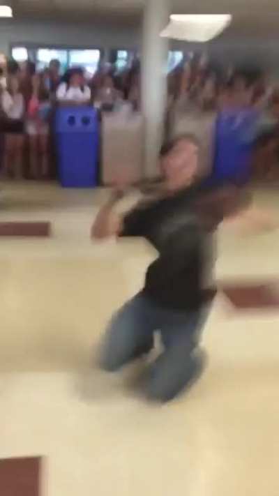 He has been practicing for this moment his entire life