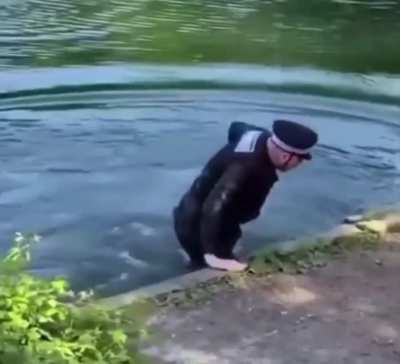 I don&rsquo;t think the police enjoyed that move...