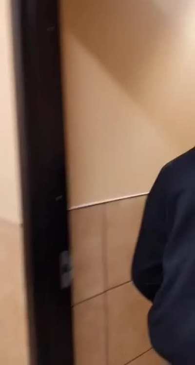 My friends and I at the PGA Store bathroom
