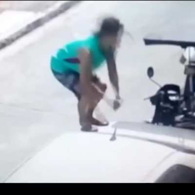 Backflip top on car