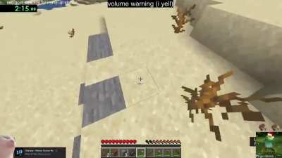 there might be a lava pool nearby