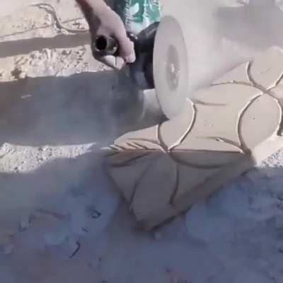 tile carving skills