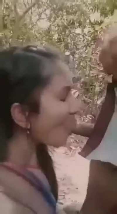 Bangladeshi GF blowjob till his BF cums in jungle[Full video link 👇]