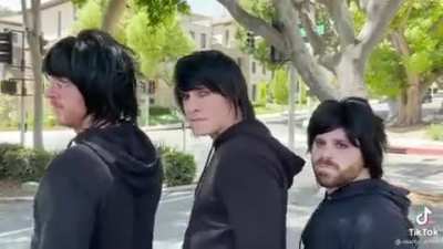 When she only dates emo guys