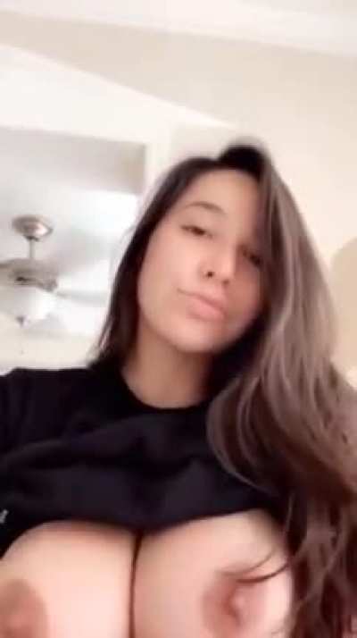 Tits and a kiss