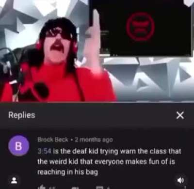 The deaf kid
