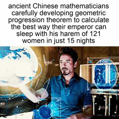 They made huge contributions to mathematics&hellip;and to the emperor