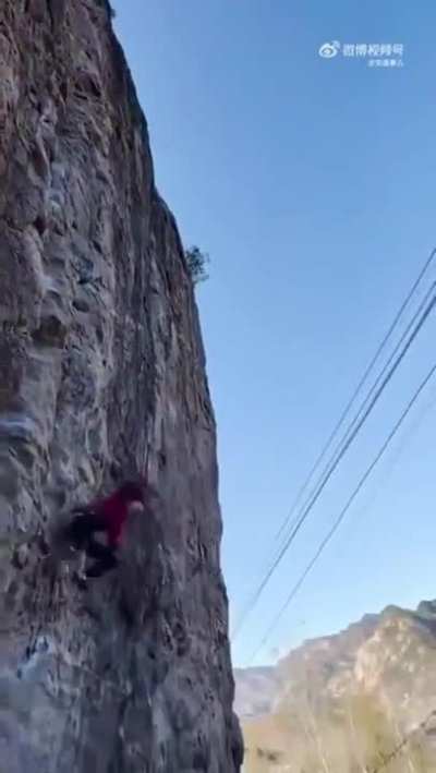 Never go rock climbing..