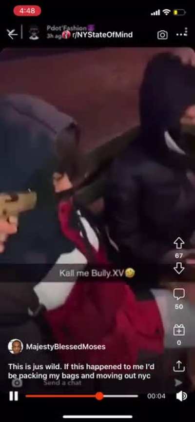 Wow this is sad ...Ny niggas love doing some cop shit like this