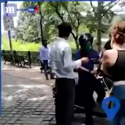 This footage was taken last year of a foreigner not respecting Indian guidelines