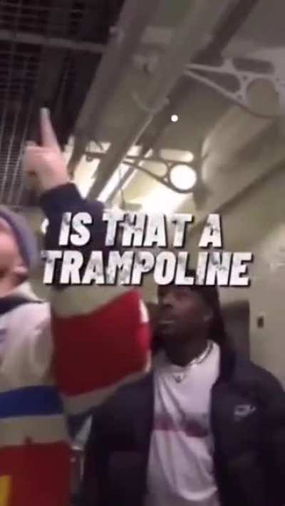 Who swapped out the trampolines in prisons