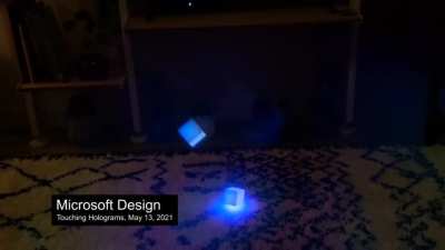 Microsoft Design - Touching Holograms