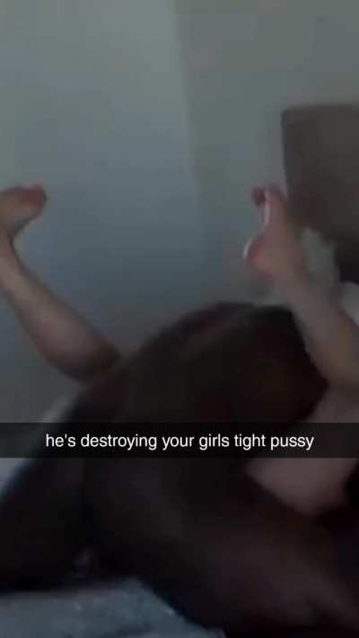 Your girlfriend got drunk and really wanted to have sex with a big cock ♠️