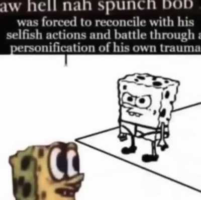 His trauma has manifested