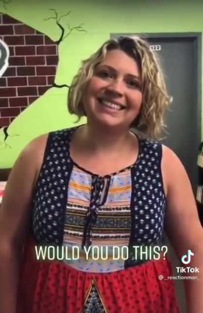 Teachers reactions to being called their name
