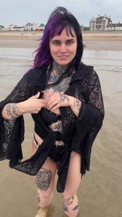 A little beach fun