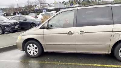 Who&rsquo;s staring me down in this parking lot?