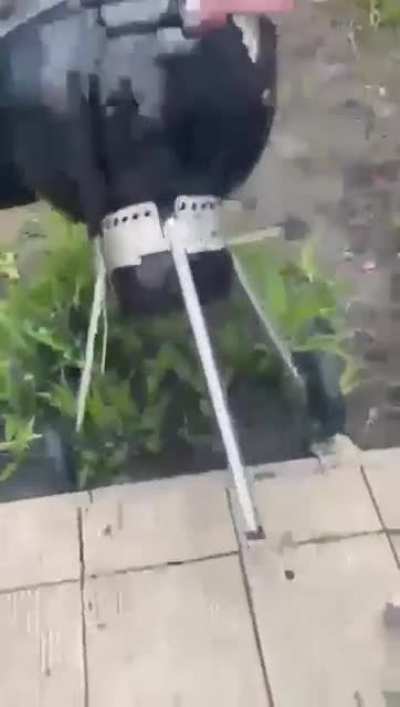 To check the barbecue