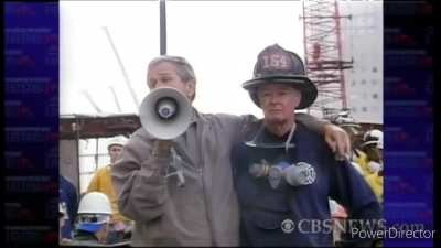 Apologies if this has been pointed out before. I was showing my dad s1 and he noticed that the end of Homelander's speech after flight 137 went down was almost word for word a Bush speech after 9/11