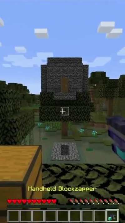 Minecraft from a dark alleyway