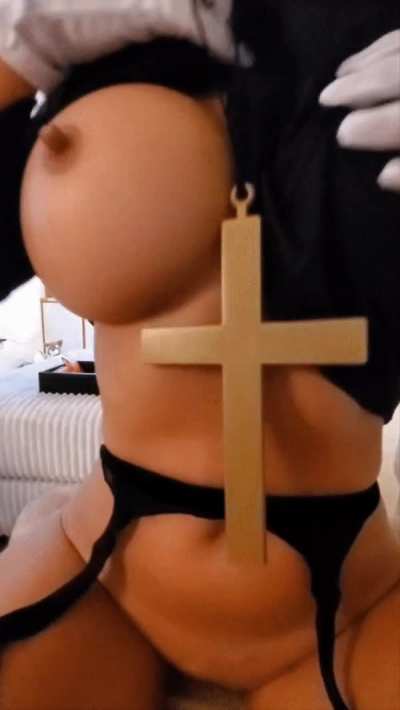 Going as a nun this year for Halloween.