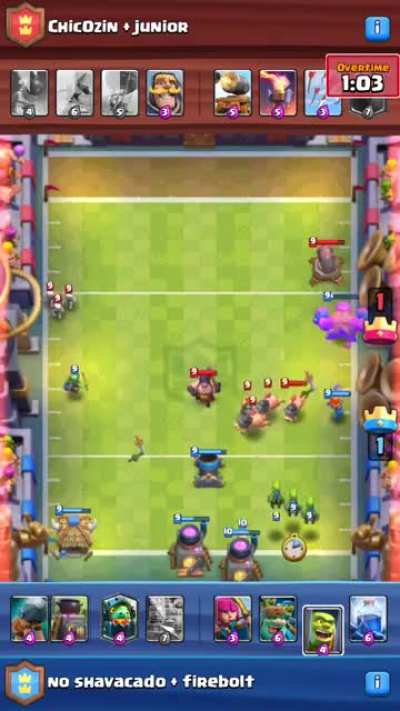 If your line is full royal recruits spawns on the other side