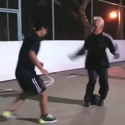Just walk off the pitch after such a showdown