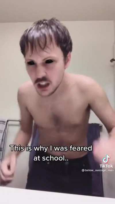 Totally afraid