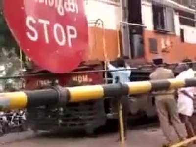 Driver stops to buy food