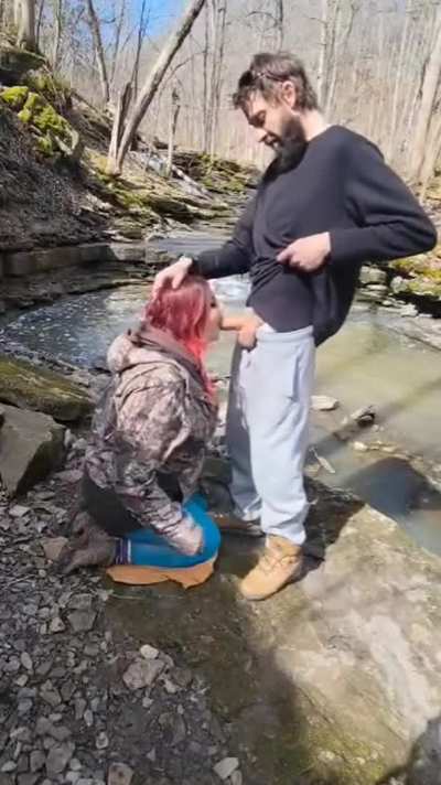 Would you whip it out on the trails if we went hiking together