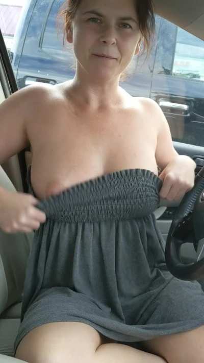 Always seem to drop something when I wear this kind of dress..38y