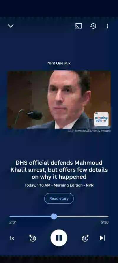DHS official won't talk straight about reasons for Mahmoud Khalil's detention