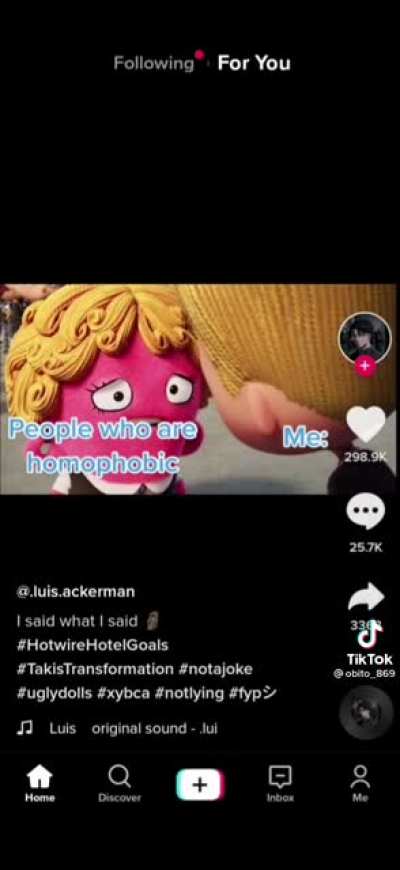 homophobia is cringe