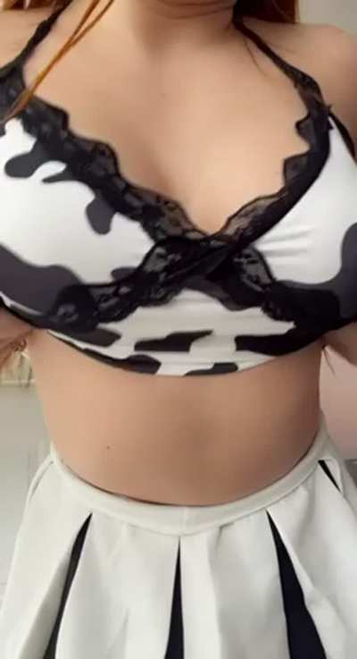 These slow motion mommy milkers have a great bounce to them