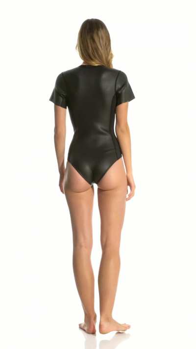 Level Six 1.2mm Neoprene Sally Short Sleeve One Piece Swimsuit