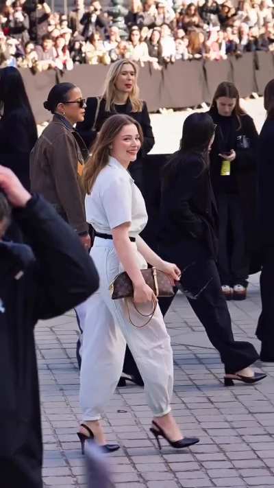 Arrives for the 'Louis Vuitton' Womenswear FallWinter 2026-2027 Show as part of Paris Fashion Week, March 2026
