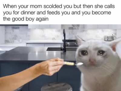 I am sorry mom