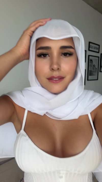 big titty hijabi loves to ride cock