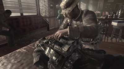 [MW3] &ldquo;This belongs to you, sir.&rdquo; One of the toughest moments in my MW3 playthrough. The first time I&rsquo;ve played through the whole thing, and just, my God. &ldquo;I&rsquo;m sorry.&rdquo;