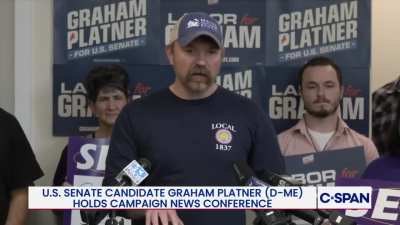 Graham Platner for U.S Senate, lists the ways why he believes the American government is failing its people: "I firmly believe that we are facing fascism in this country. Because in a society where organized money currently holds all the power, the only w