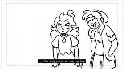 "Wow, Amity, you're looking pretty cute there!" (by Kackington)