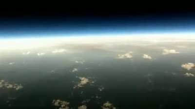 This is what you get when someone besides NASA or FakeX send something up in the sky. You don't live on a spinning cartoon pear in a vacuum 📢