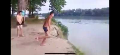 Warlock jump on uneven terrain