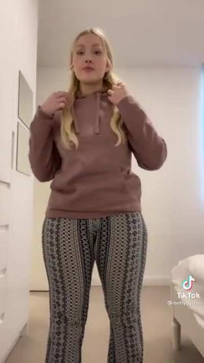 Someone behind her?