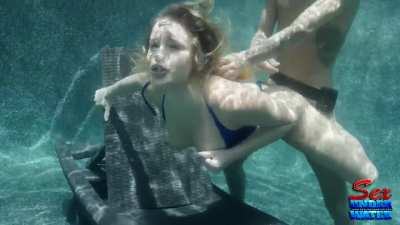 Sex in the pool, but in a way you wouldn't expect!