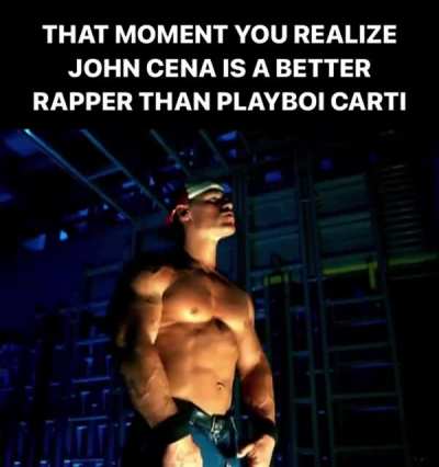 Who is the better rapper? Playboi Carti or John Cena? 🤔